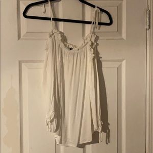 XL white off shoulder blouse